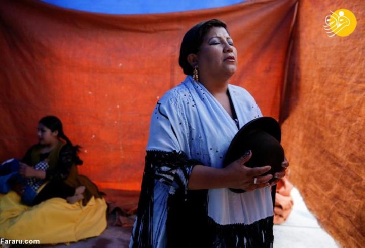 (تصاویر) بازگشت زنان کشتی گیر بولیوی به رینگ