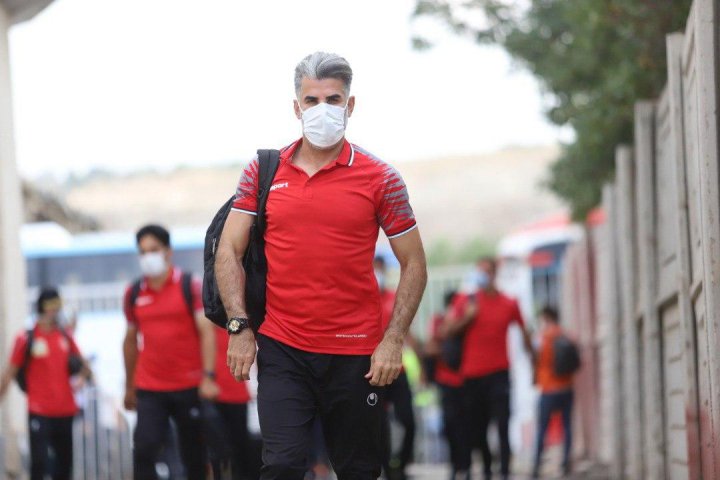 ورود کاروان پرسپولیس به ورزشگاه شهید سلیمانی