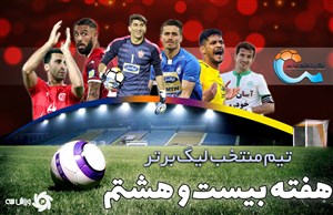 تیم منتخب هفته بیست و هشتم لیگ برتر