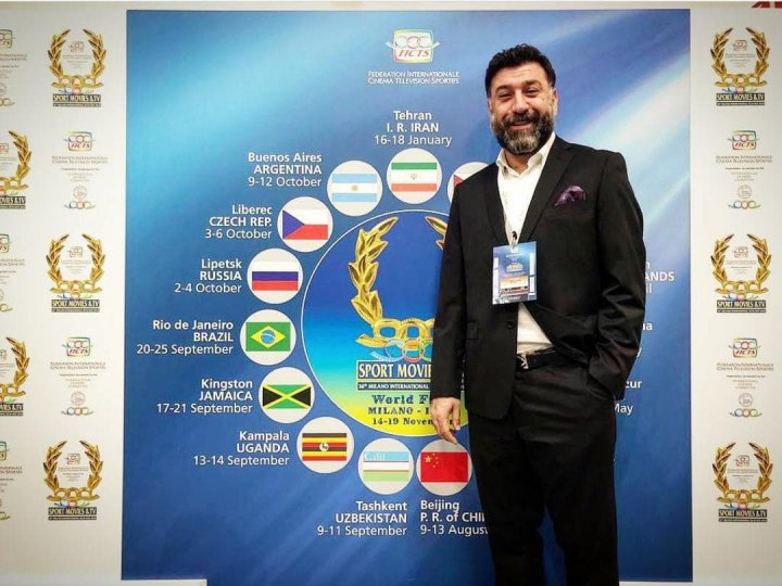 نکوداشت انصاریان در جشنواره فیلم‌های ورزشی