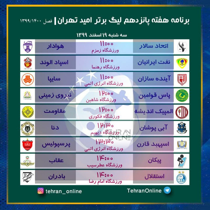 امیدهای استقلال و بادران در جنگ قهرمانی