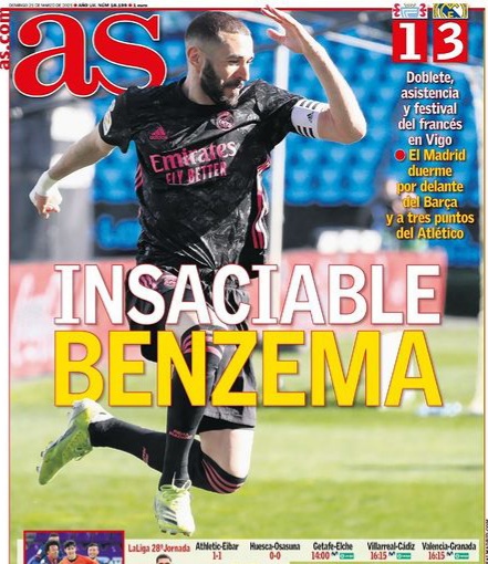 واکنش مشابه نشریات مادریدی به برد مهم رئال(عکس)