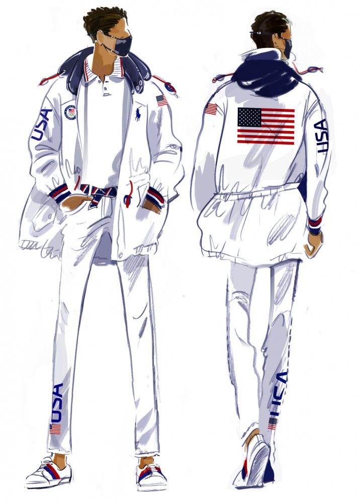 لباس رسمی المپیک آمریکا؛ طرح زیبای رالف لورن(عکس)