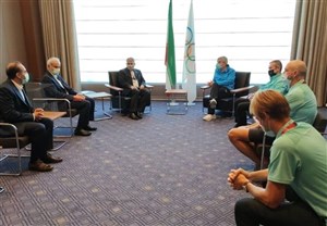 دیدار صالحی امیری با رئیس کمیته بین‌المللی المپیک