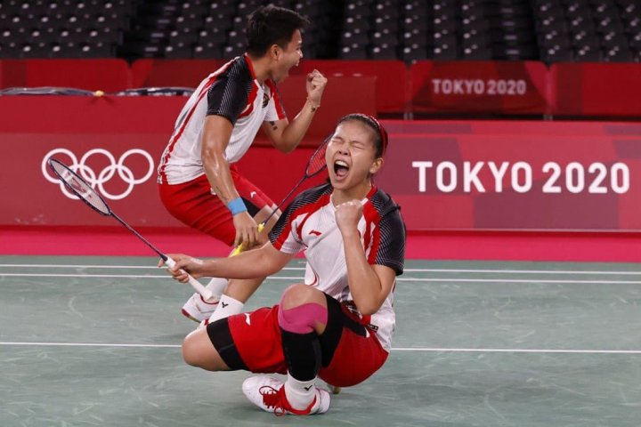 اندونزی با شکست چین طلای بدمینتون توکیو را برد