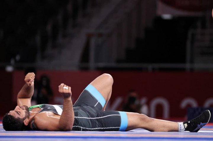 هادی ساروی و 43 ثانیه لذت خالص از المپیک (عکس)