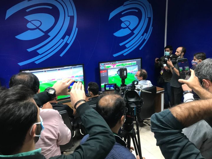رونمایی از اتاق VAR در آزادی با حضور خبرنگاران(عکس)
