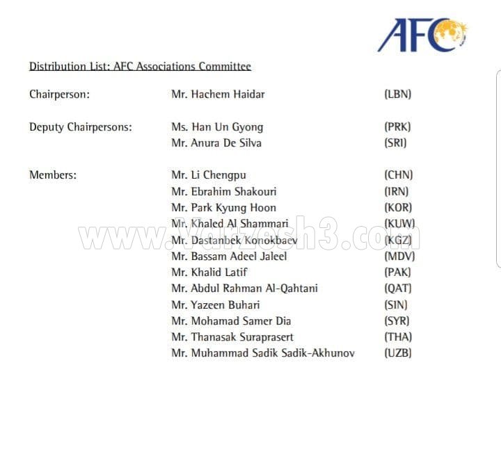 معاون اجرایی سابق پرسپولیس در جلسه AFC (عکس)