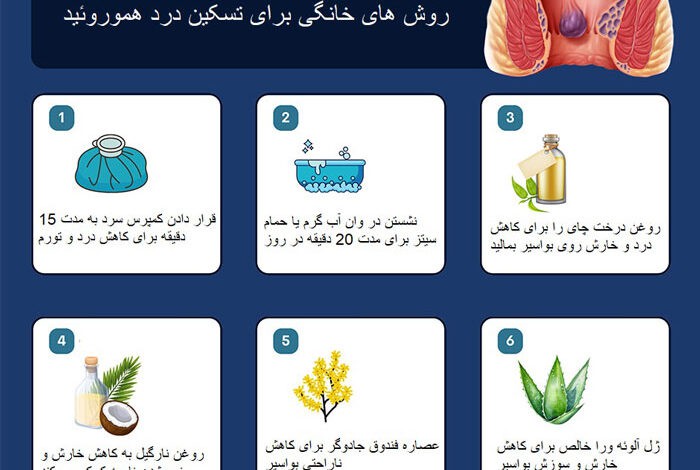 چگونه بواسیر را در خانه درمان کنیم؟