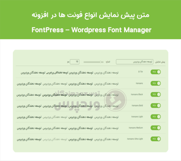 افزودن فونت دلخواه برای سایت وردپرسی تنها با این افزونه