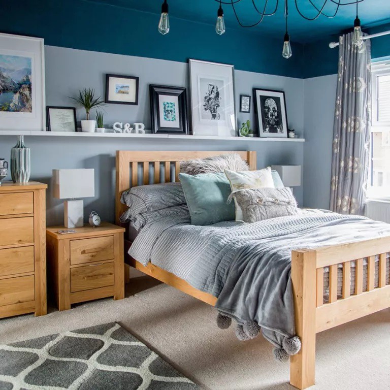 با این 5 ایده دکوراسیون اتاق خواب، به زیبایی رنگ آبی پی می برید