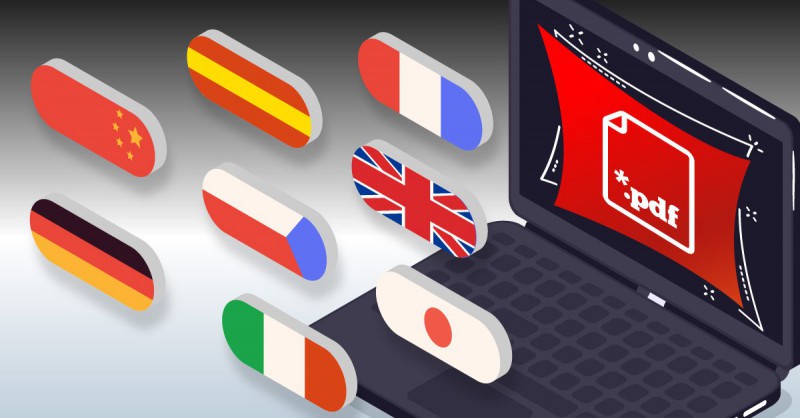 How to translate a pdf file to English from any language