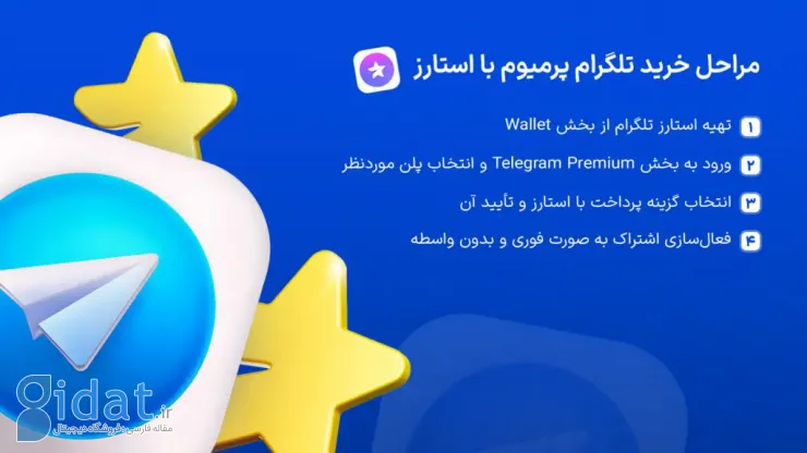راهنمای خرید پریمیوم تلگرام با تلگرام استارز