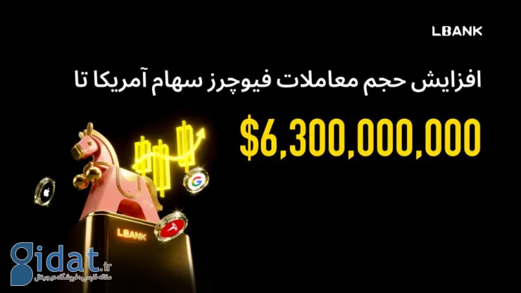 حجم معاملات آتی سهام آمریکا در LBank به بیش از ۶.۳ میلیارد دلار رسید و روند دسترسی آنچین به سهام جهانی را تسریع کرد