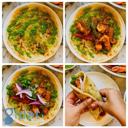 روش های پخت رول های کاتی مرغ