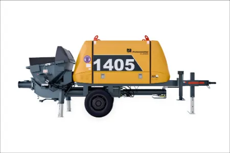 پمپ بتن, پمپ بتن ثابت