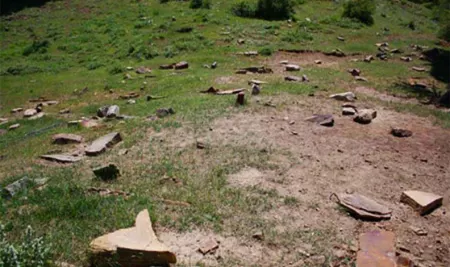 قبر گبری, قبرستان گبرها درگز