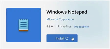 خرابی Notepad در ویندوز 11, Notepad ویندوز 11 مشکل دارد