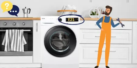 ارورهای ماشین لباسشویی پاناسونیک, لیست کامل ارورهای لباسشویی پاناسونیک