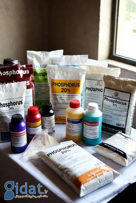 کود فسفر چیست,کمبود فسفر در گیاهان