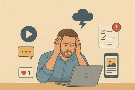 فشار تولید محتوای مداوم برای برندها