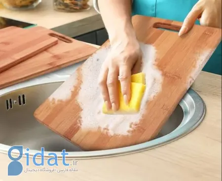 تمیز کردن ظروف بامبو, تمیز کردن ظروف چوبی