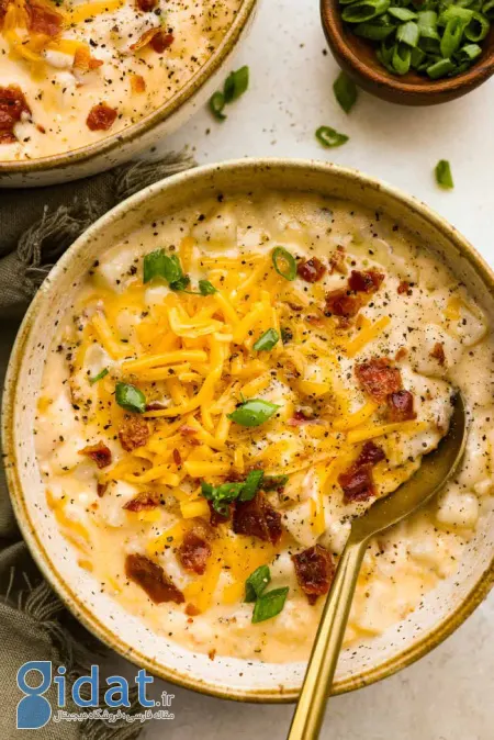 طرز تهیه سوپ سیب زمینی
