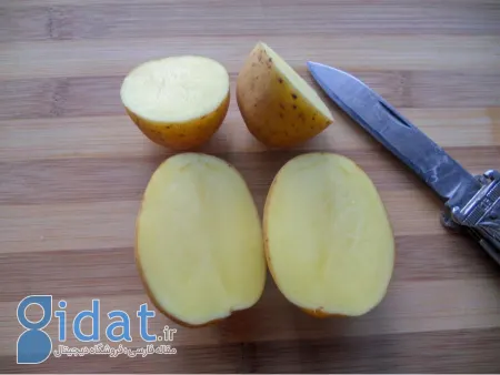 آموزش خرد کردن سیب‌زمینی, برش سیب‌زمینی نگینی