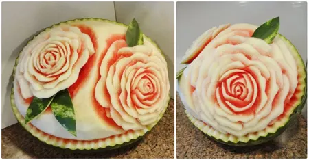 ابتکارات شب یلدا,تزیین میوه شب یلدا