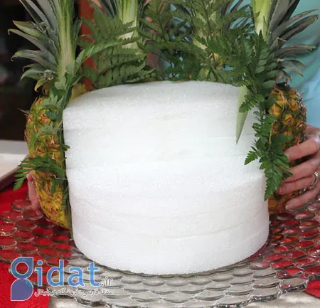 اموزش تزیین میوه شب یلدا,میوه آرایی شب یلدا برای عروس