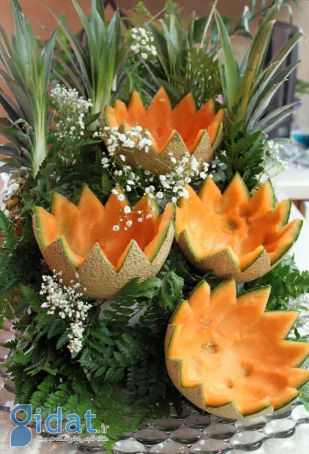 آموزش میوه آرایی شب یلدا برای عروس,سفره ارایی شب یلدا