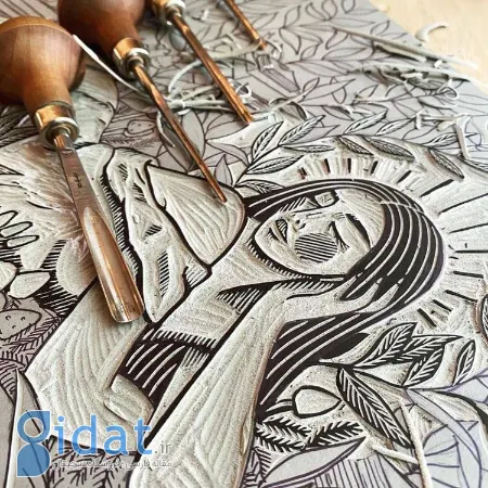 چاپ لینوکات:راهنمای جامع به هنر چاپ برجسته با لینولئوم