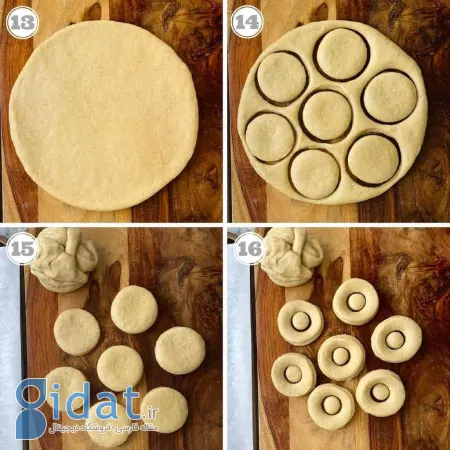 درست کردن دونات بدون روغن به صورت مرحله ای