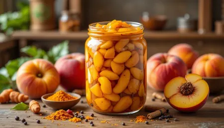 طرز تهیه ترشی هلو به روش های مختلف