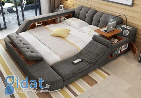 طراحی تخت خواب هوشمند