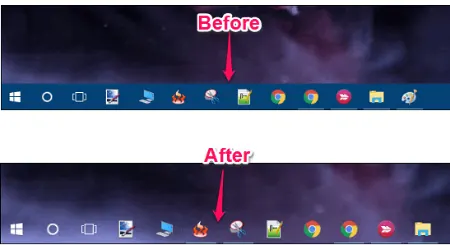 شفاف کردن Taskbar در ویندوز 10, تسکبار ویندوز خود را شفاف کنید 