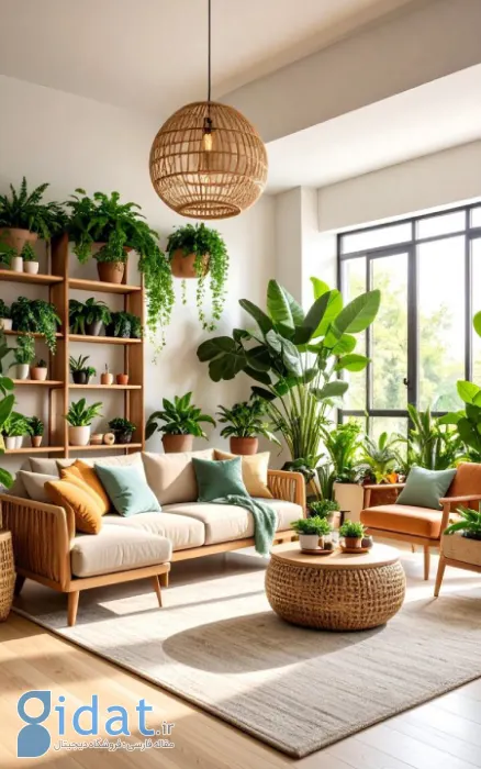 عکس هایی از طراحی بیوفیلیک