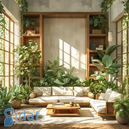 عکس هایی از طراحی بیوفیلیک