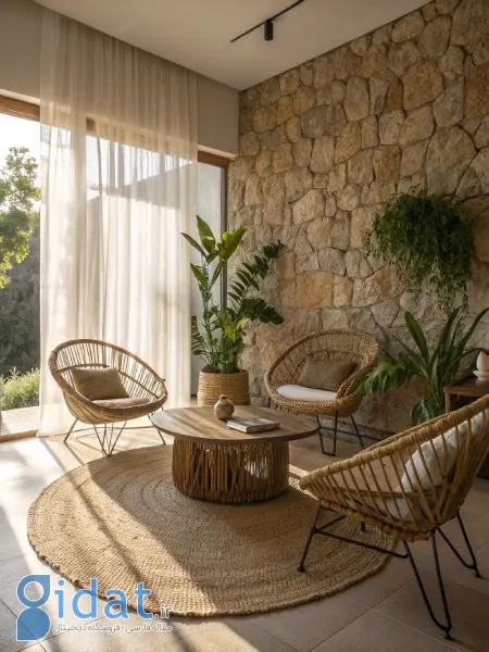 عکس های طراحی بیوفیلیک داخلی