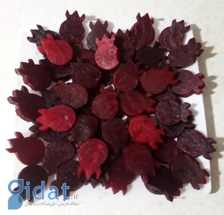 تزیینات شب یلدا,تزیین لبو برای شب یلدا