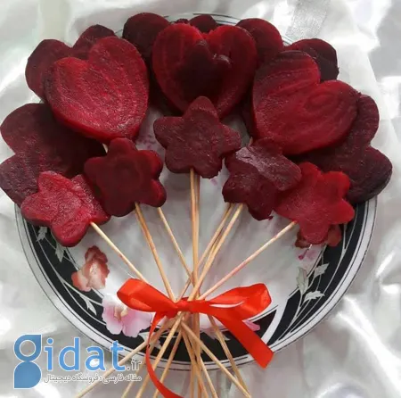 تزیین خوراکی های شب یلدا,لبو شب یلدا