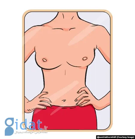 نحوه معاینه پستان در خانه,معاینه پستان