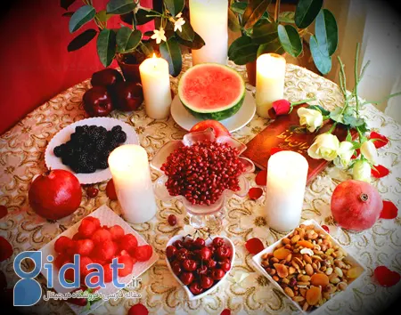 سفره یلدا عروس,تزیینات شب یلدا