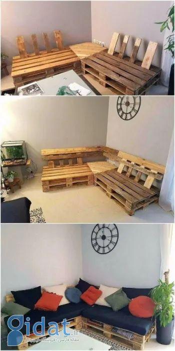 نمونه‌هایی از مبلمان بازیافتی و خلاقانه