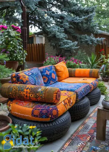 تصاویر مبلمان بازیافتی و خلاقانه