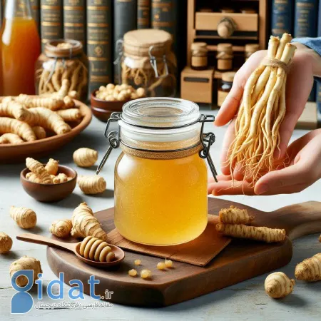 مراحل درست کردن مربا جینسینگ
