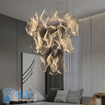 لوسترهای مدرن و شیک برای سقف های بلند