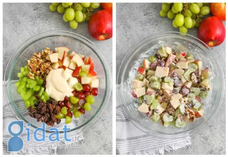 روش درست کردن سالاد والدورف