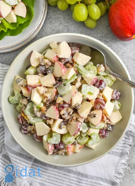 آموزش درست کردن سالاد والدورف