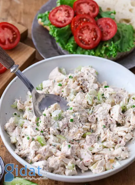 طرز تهیه سالاد مرغ کلاسیک سریع و آسان